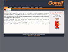 Tablet Screenshot of convil.com